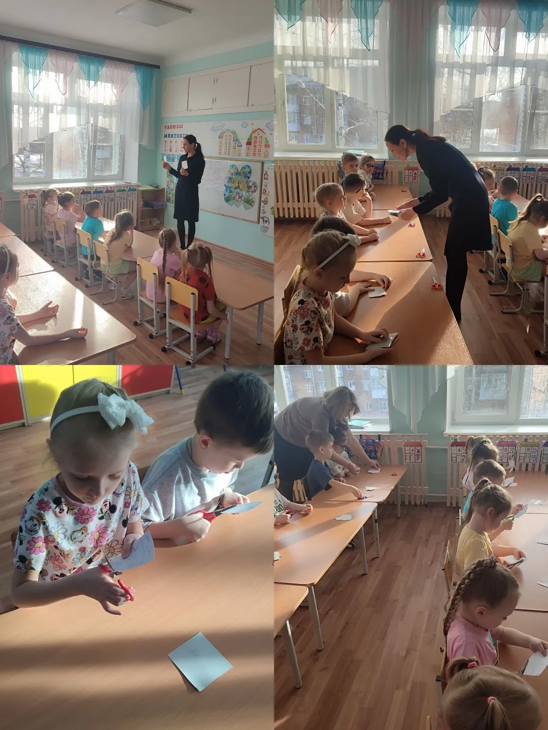 Сегодня в гостях у ребят инспектор по пропаганде БДД отделения Госавтоинспекции ОМВД России "Североу