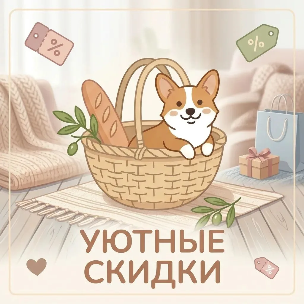Добро пожаловать в «Уютные скидки»!