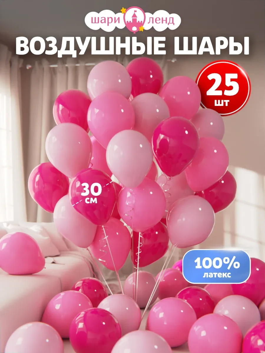 ⚡️ Воздушные шары набор для праздника 25шт, ШариЛенд
