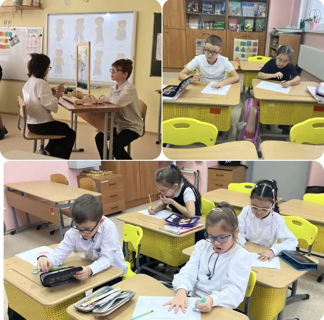 На прошедшей неделе с учениками начальной школы прошли увлекательные занятия по психологии под назва