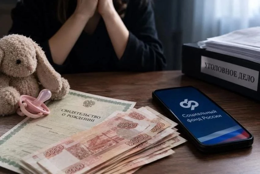 💸Жительница Кубани  почти 3 года получала выплаты на умершую дочь