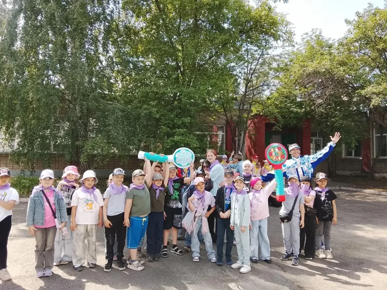 🌟1 июня состоялось торжественное открытие городского школьного лагеря «Солнечный город...