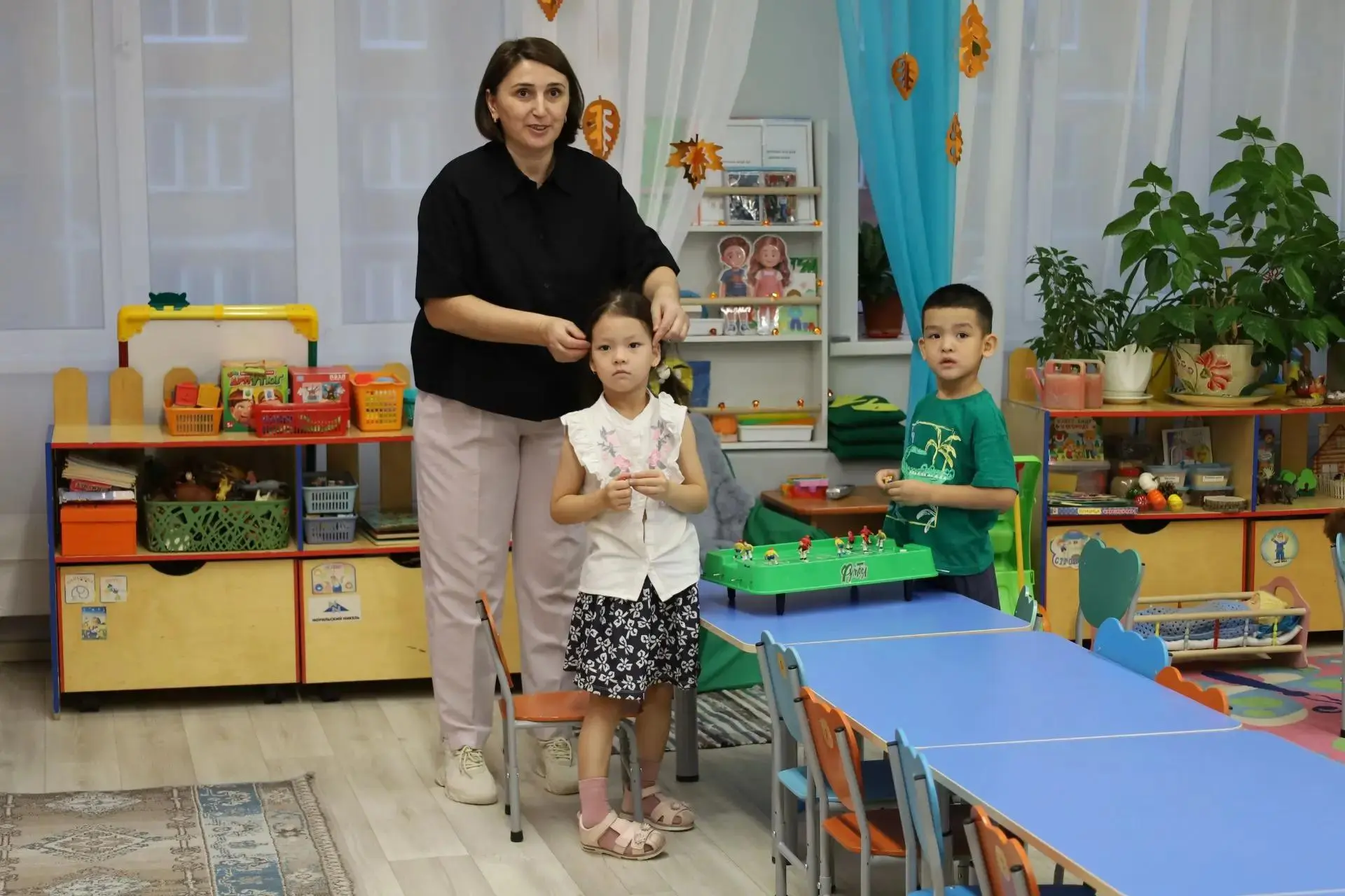 В Кайеркане открылся ресурсный центр для детей с плохим зрением