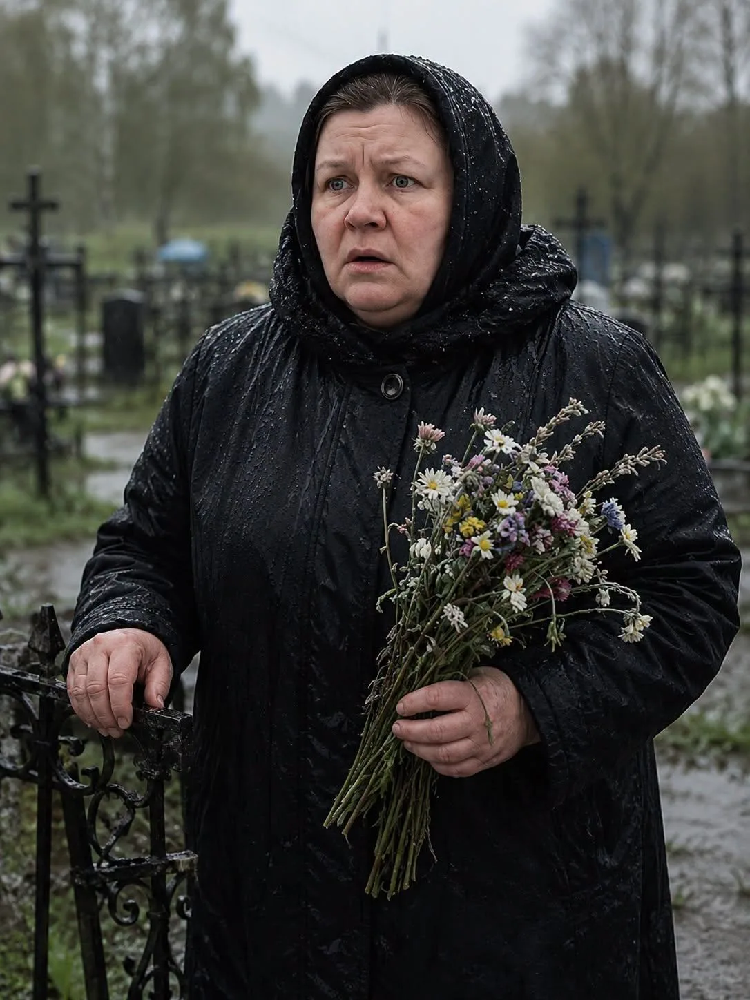 Я ничего не сказала мужу и поехала на могилу его первой жены, чтобы просто положить цве...