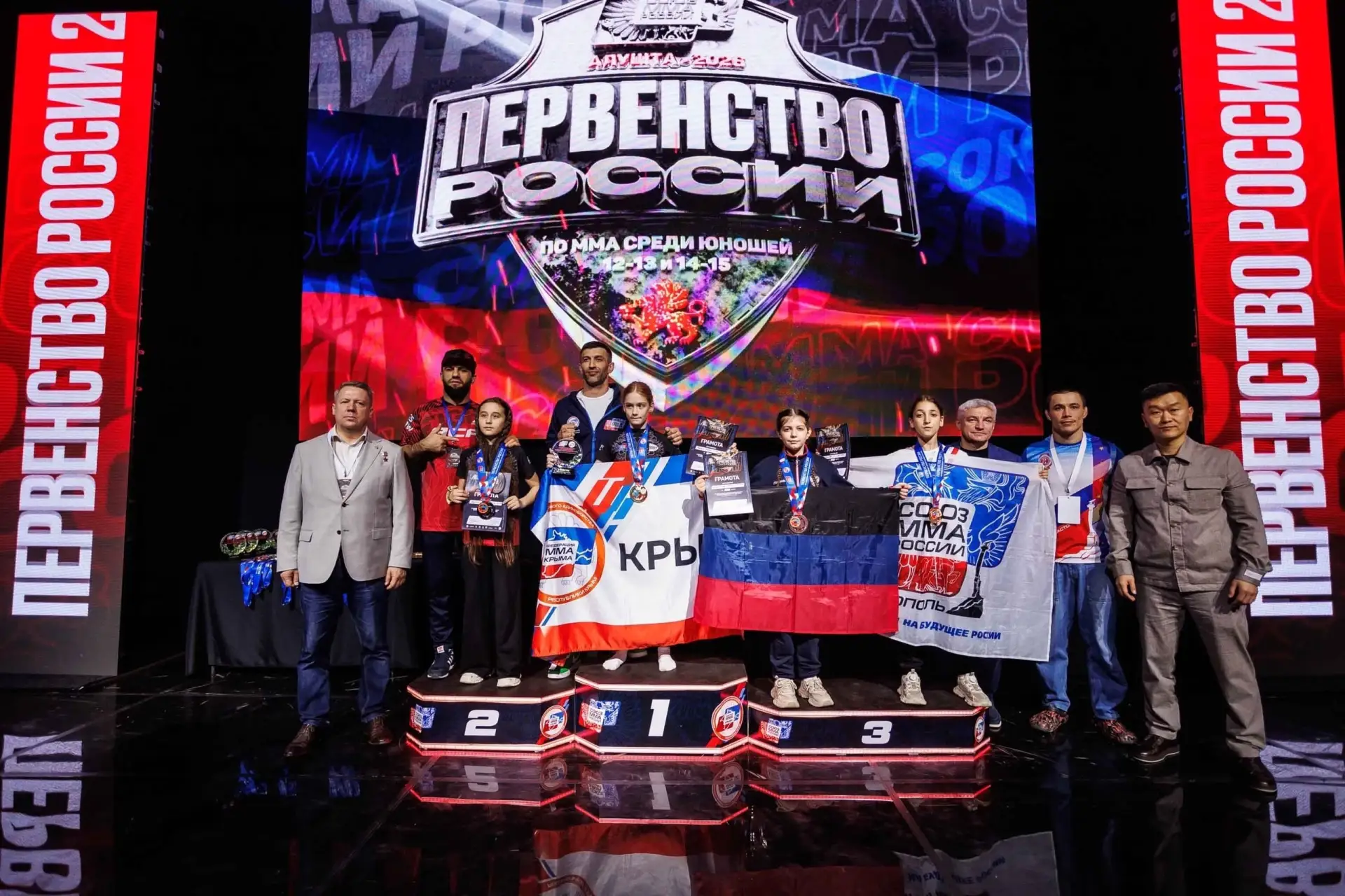 Наша маленькая зведочка, ученица 7 - "А" Ксения К., а также спортсменка команды “Batchaev TEAM”, уча