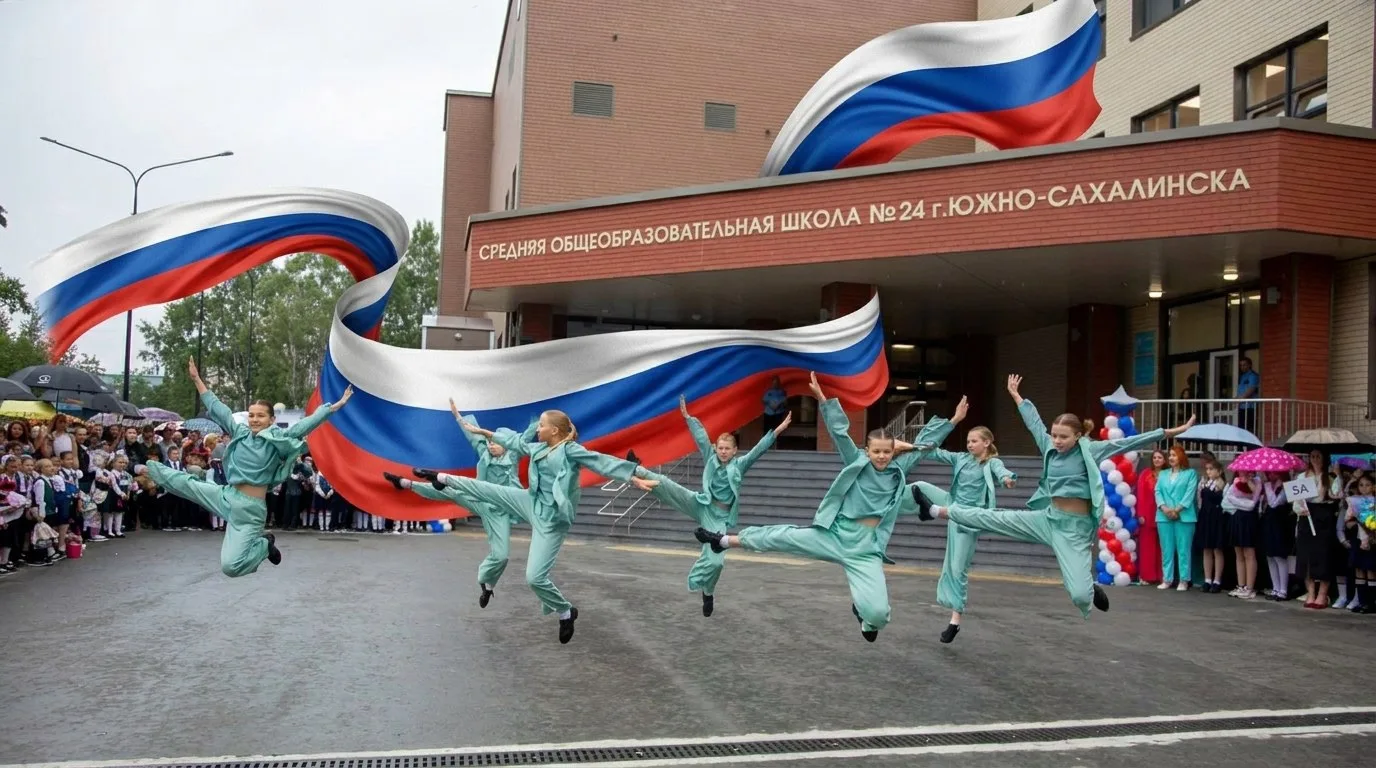 Над Камчаткой и над Крымом,