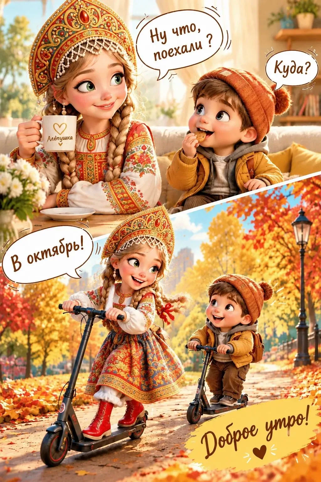 🍁🎃Ну что, поехали в Октябрь! 🍂