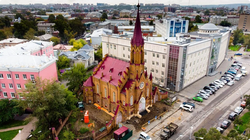 ⛪ Католический храм в сердце Иркутска