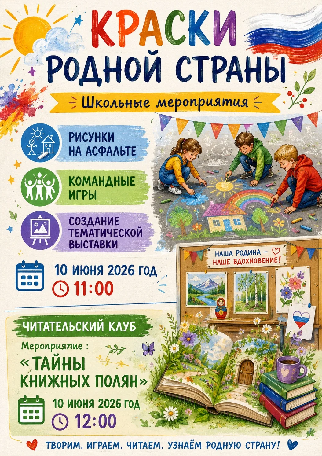 🎉 Насыщенный день в школе № 3! 🎉

Друзья, приглашаем вас провести 10 июня 2026 года вместе с нами 