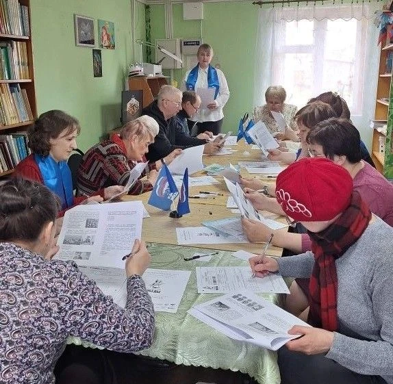 «Диктант Победы» в Волотовском округе.