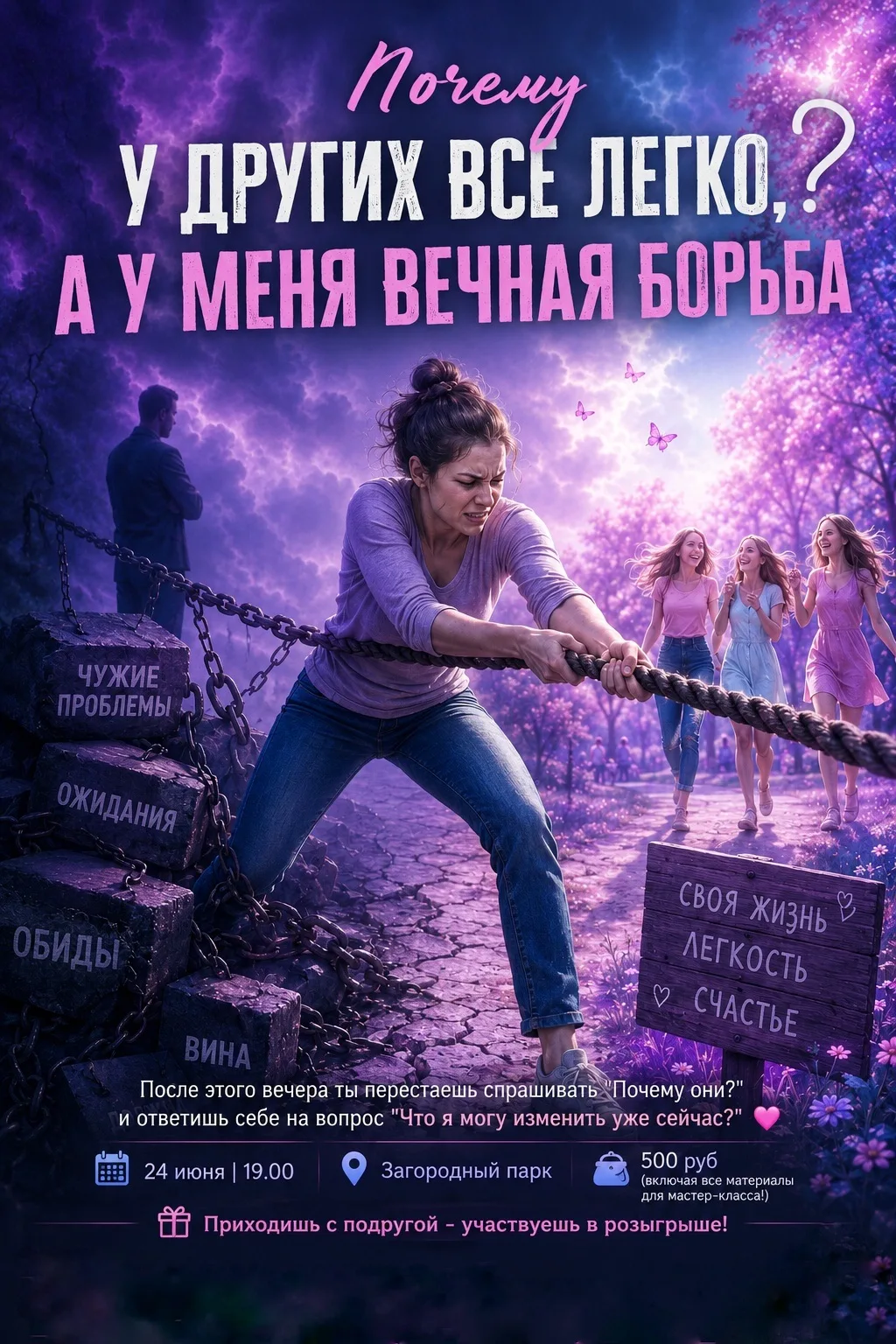 ⚠️Почему у других все легко, а у меня вечная борьба? 

Тебя постоянно подводят люди.
Ты ждёшь, что о