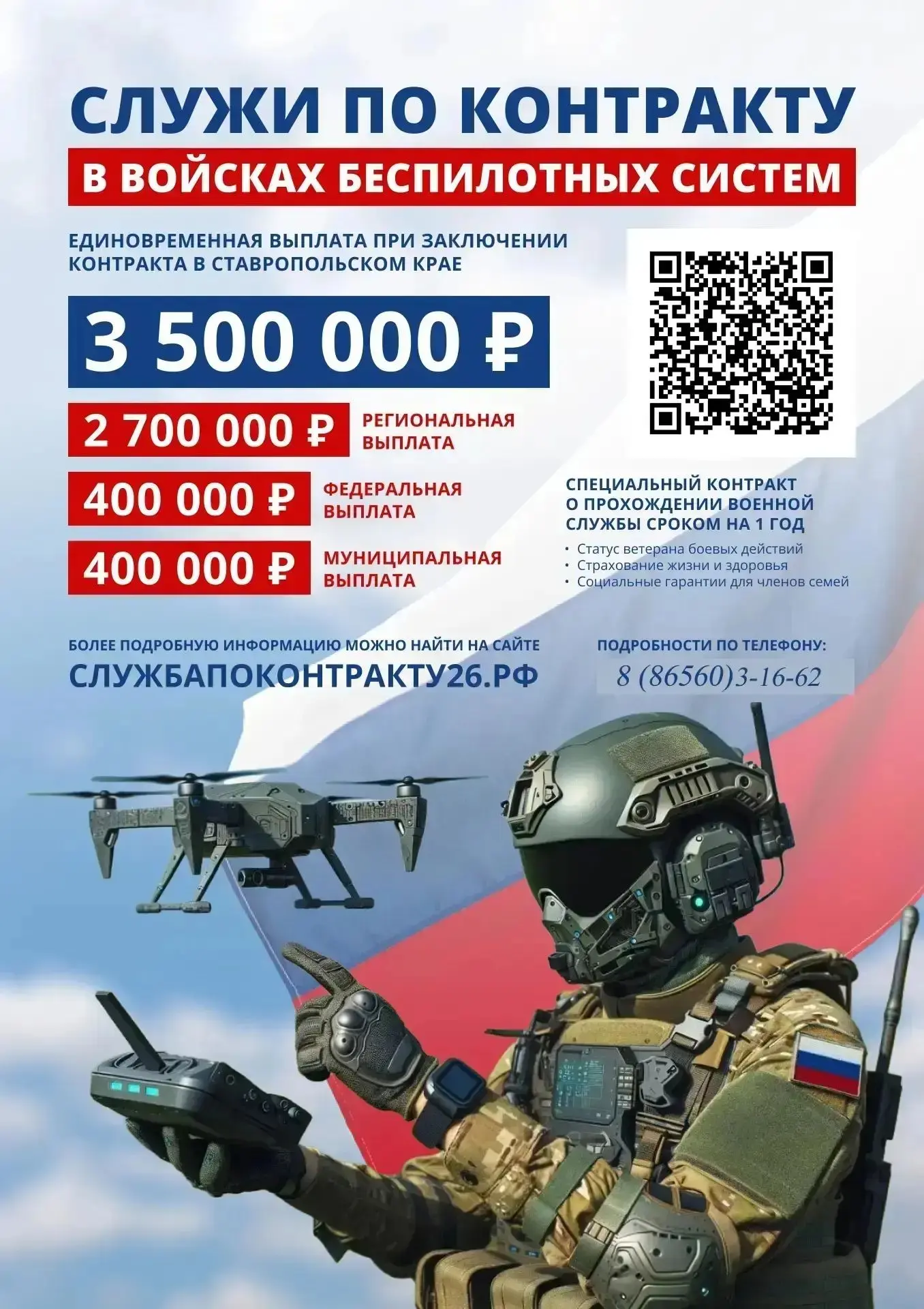 ВОЕННАЯ СЛУЖБА ПО КОНТРАКТУ В ВОЙСКАХ БЕСПИЛОТНЫХ СИСТЕМ