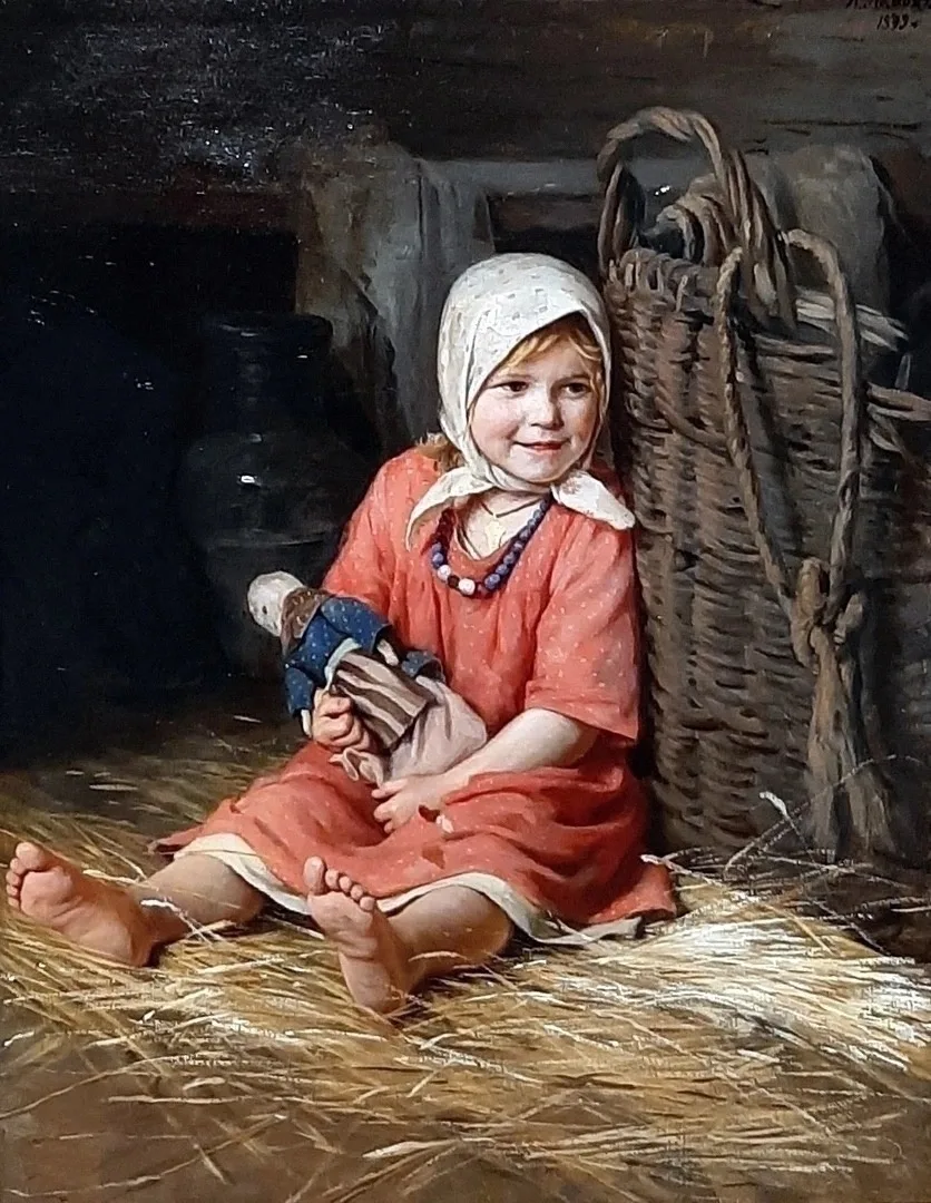 Художник Кирилл Лемох «Варька» 1893 г.

Доброе утро!