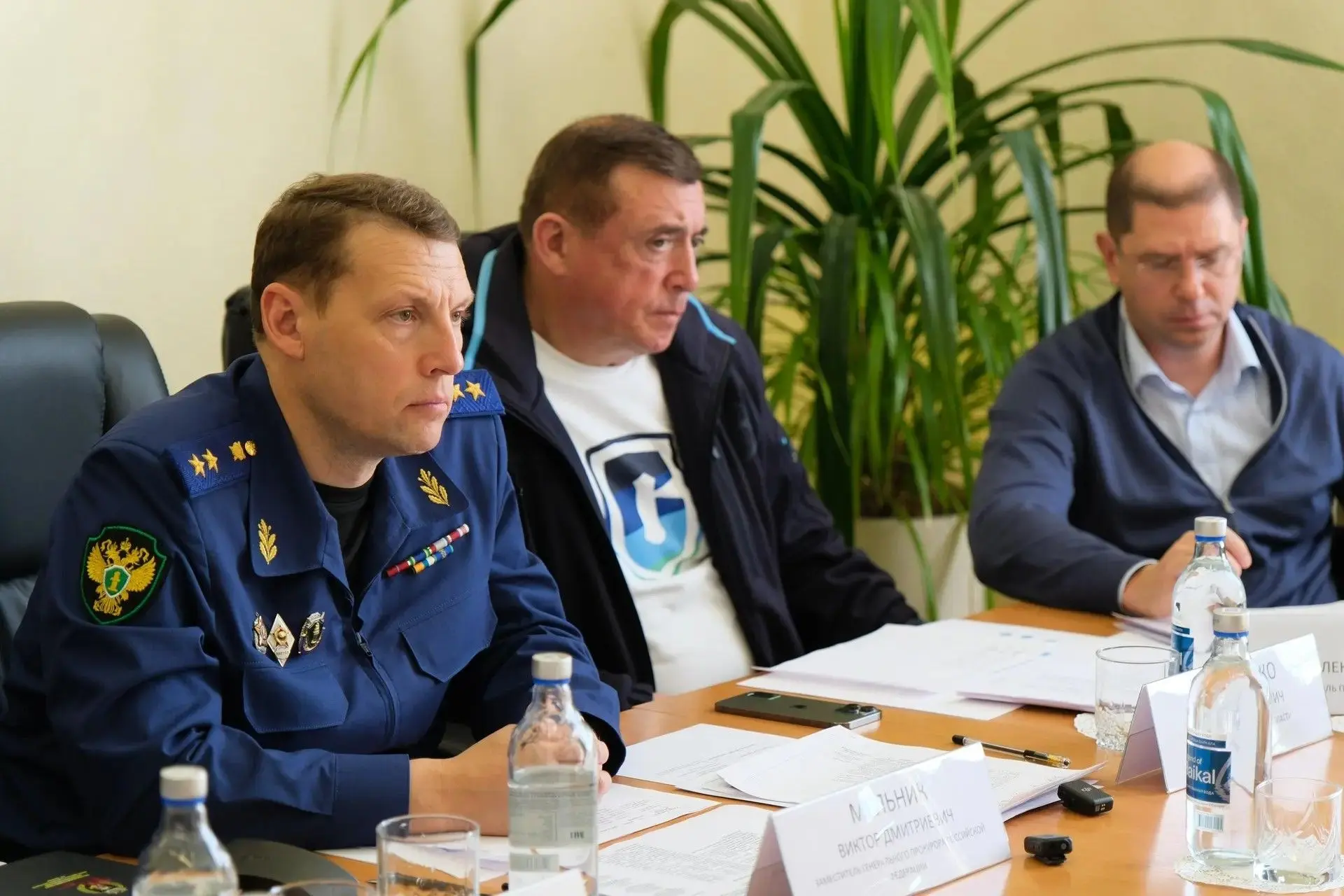 Заместитель Генерального прокурора Российской Федерации Виктор Мельник посетил острова ...