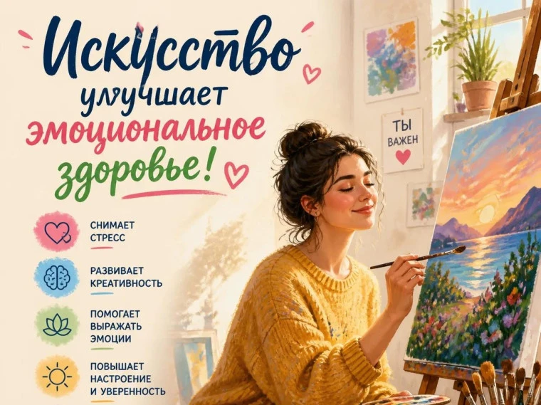 Искусство — это не просто хобби или украшение интерьера. Это мощный инструмент терапии,...