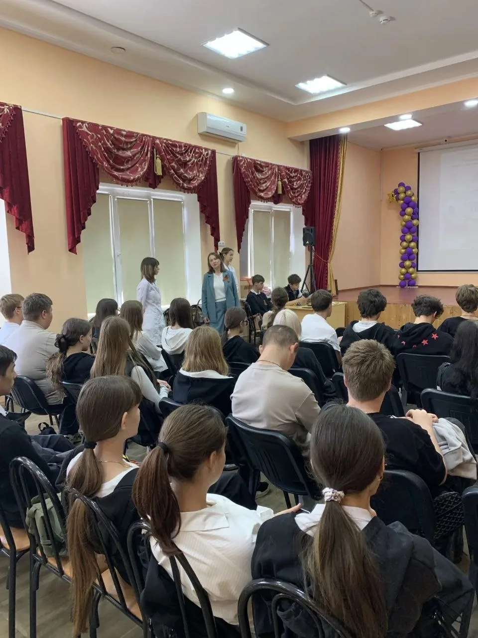 Профориентационная встреча с представителями  Горячеключевского медицинского колледжа прошла сегодня