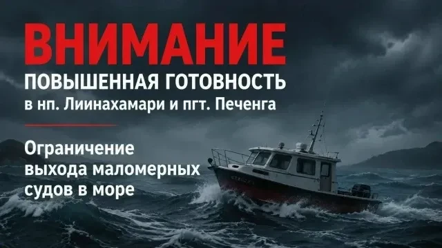 ⚠️ С 19:00 3 августа 2026 года до 9:00 6 августа 2026 года введено ограничение выхода маломерных суд
