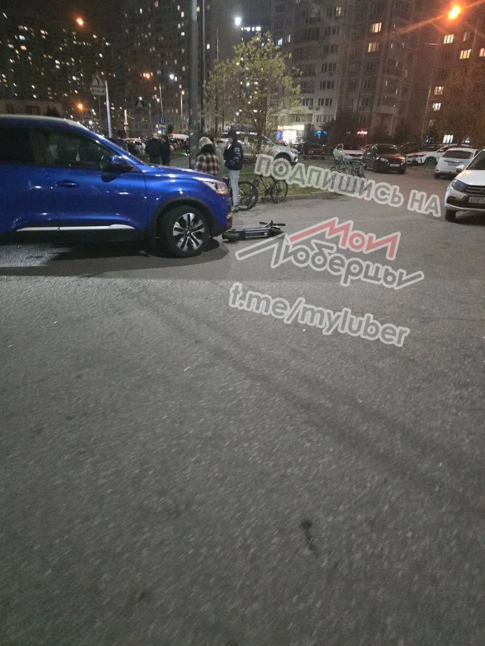 🚨 В Люберцах на Преображенской произошло ДТП с самокатом