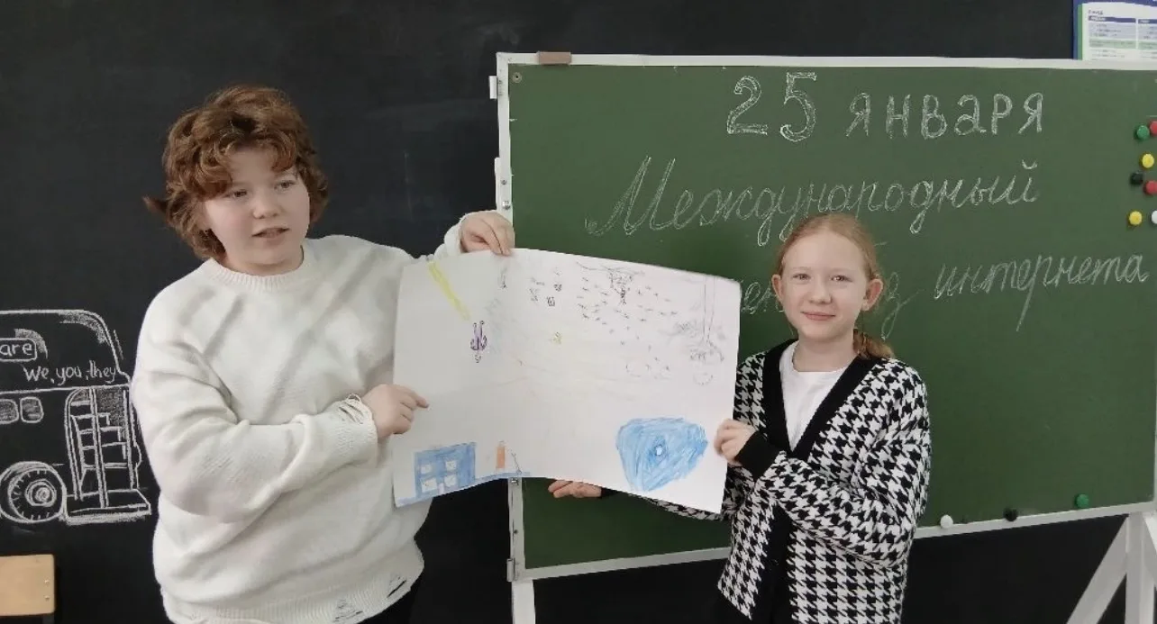 День без интернета глазами школьников💫  💥Накануне Международного дня без интернета семиклассники пер