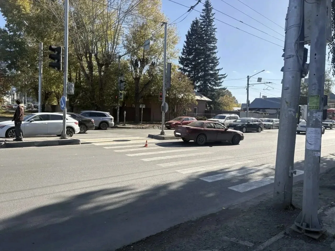 Наезд на ребенка произошёл в Заельцовском районе
