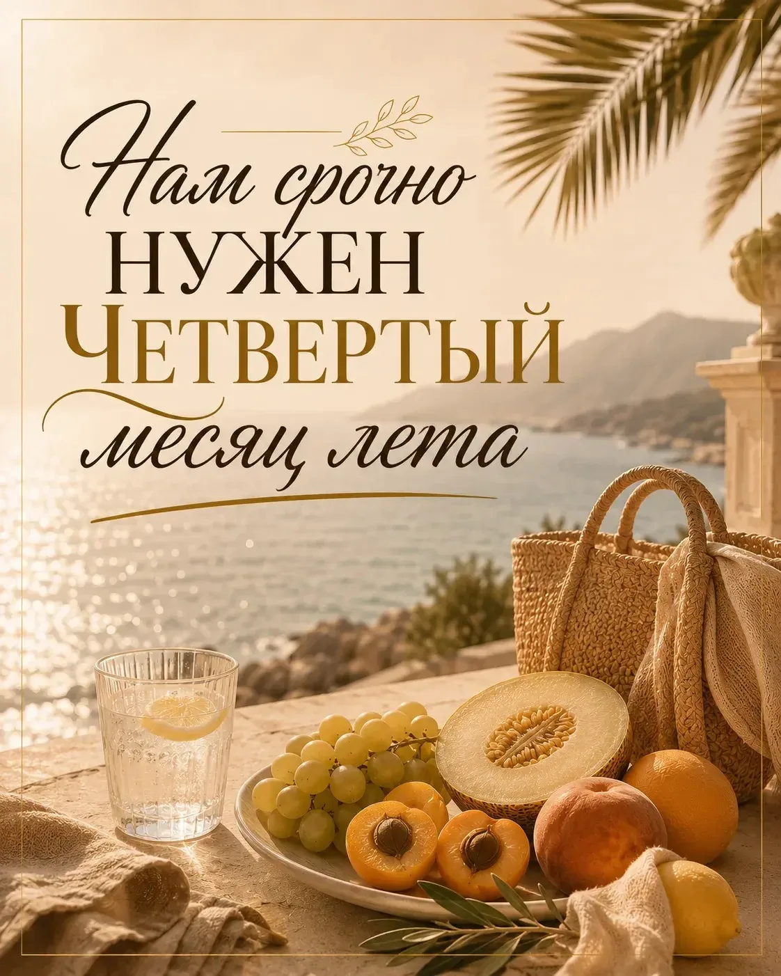 Лето - как выходные. Такое же прекрасное, и такте быстро проходит.