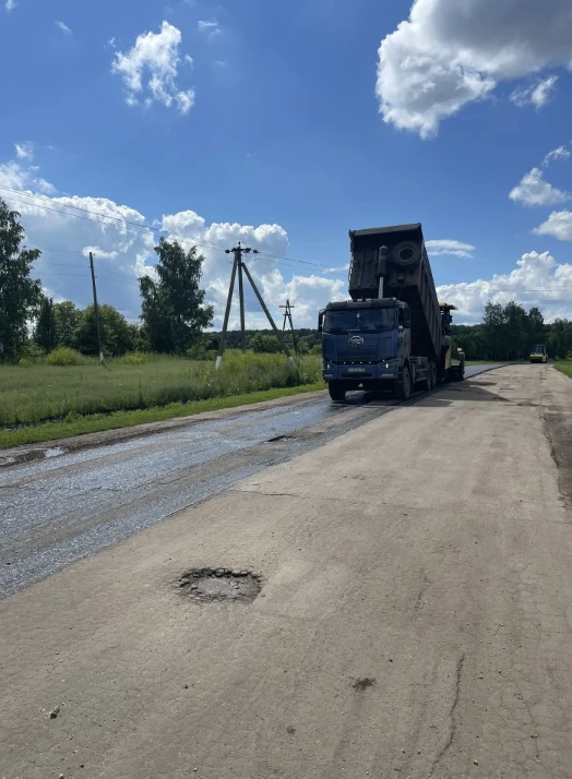 🛣️ Ремонт 6-километрового участка Хомутово — «Орёл — Ефремов» по нацпроекту «Инфраструктура для жиз