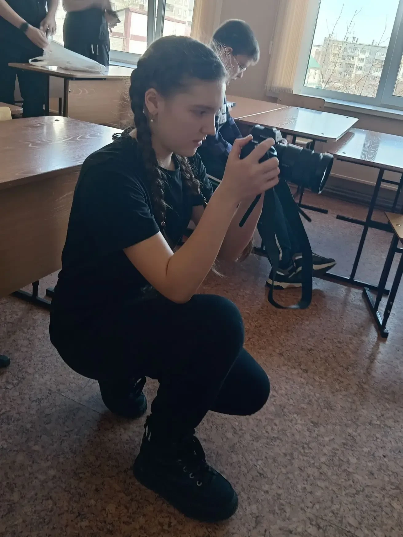 На каникулах на базе нашей школы прошла каникулярная  профильная смена детского ТВ «Медиаквант 22» т