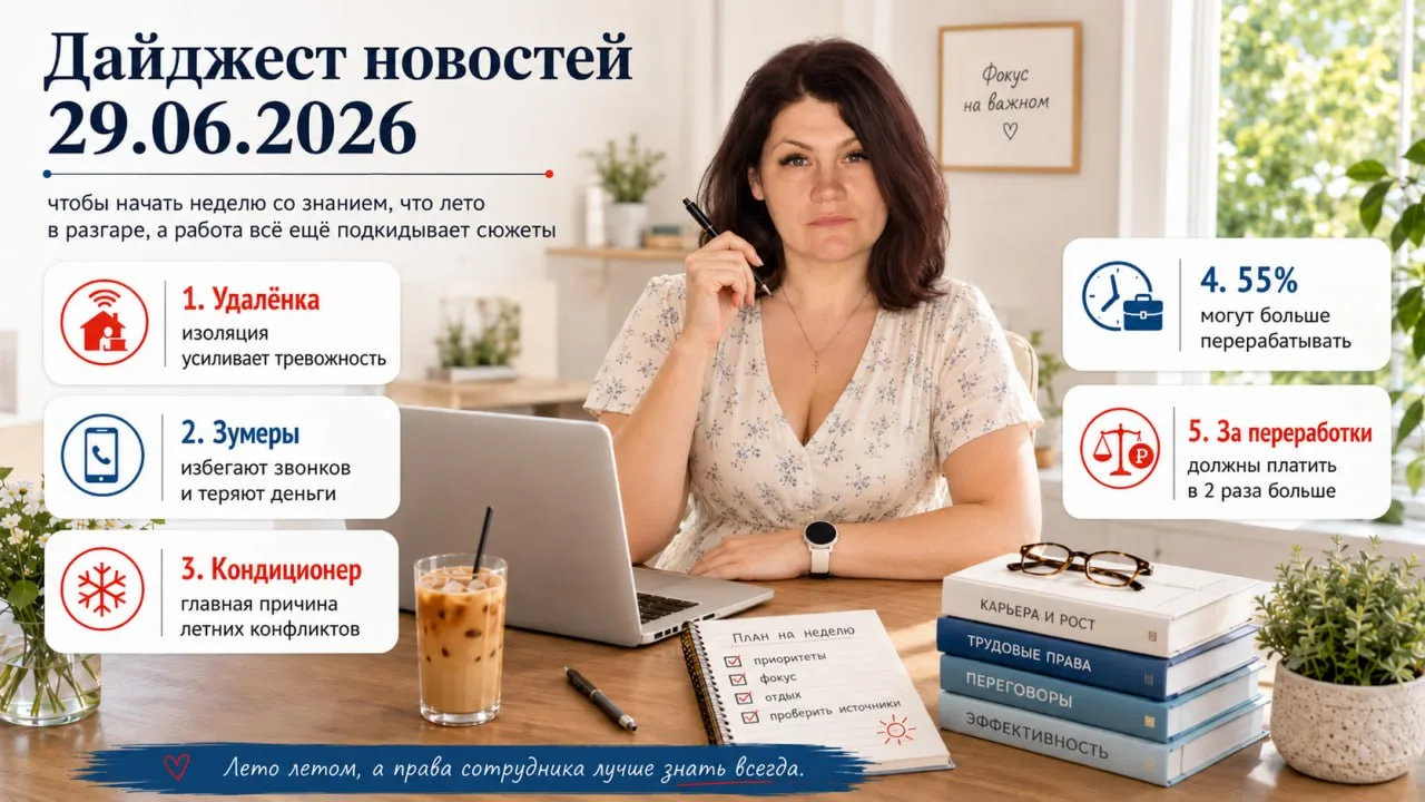 Дайджест новостей 29.06.2026