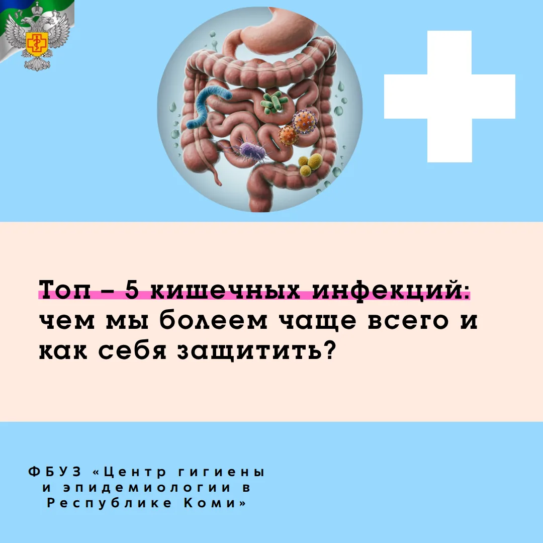 Топ – 5 кишечных инфекций: чем мы болеем чаще всего и как себя защитить?