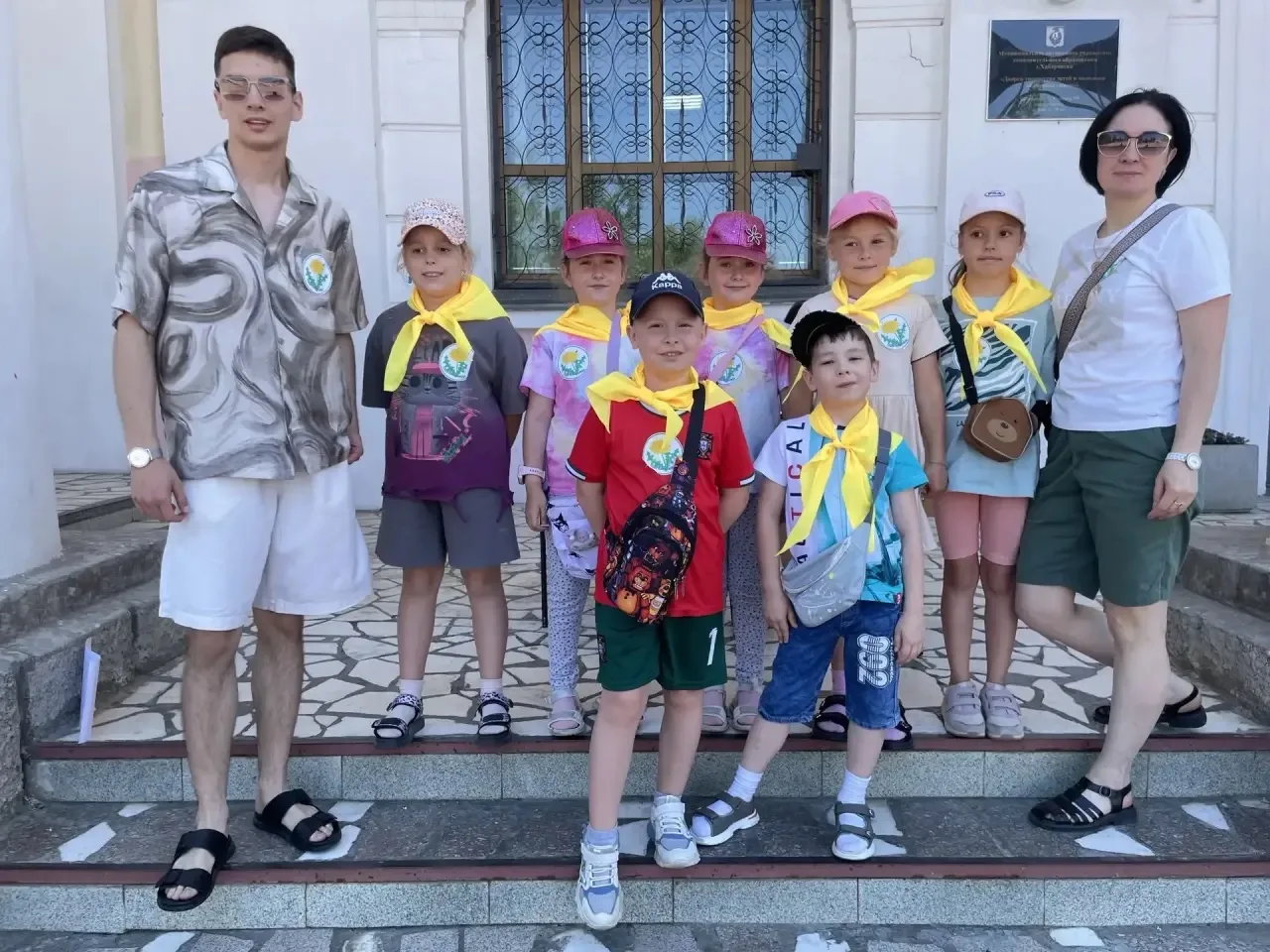 Команда из пришкольного лагеря нашей гимназии приняла участие в увлекательном квесте «Мы — вместе!»,
