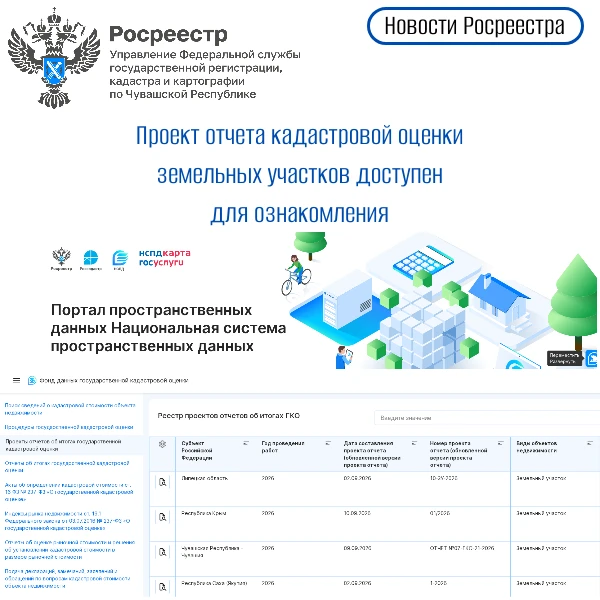 В 2026 году в Чувашской Республике проводится государственная кадастровая оценка (ГКО) ...