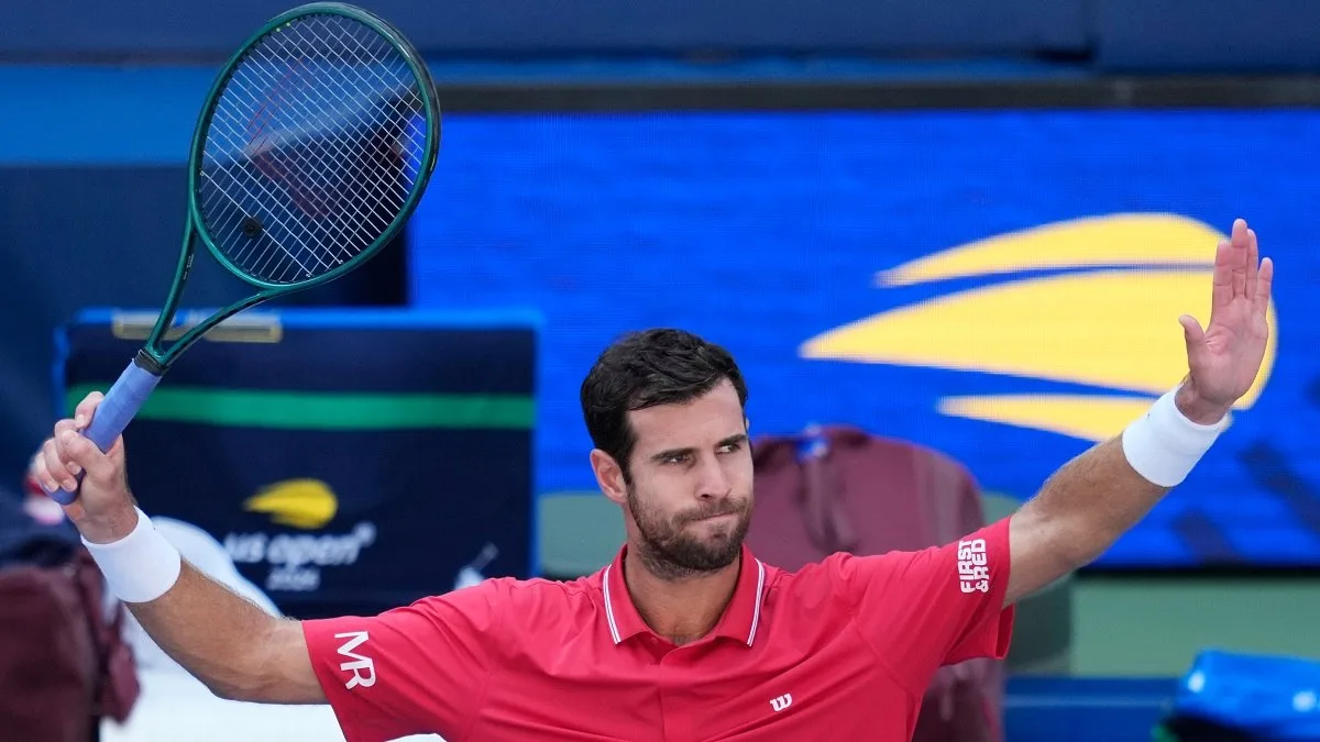 Российский теннисист обыграл четвертую ракетку мира на US Open.
