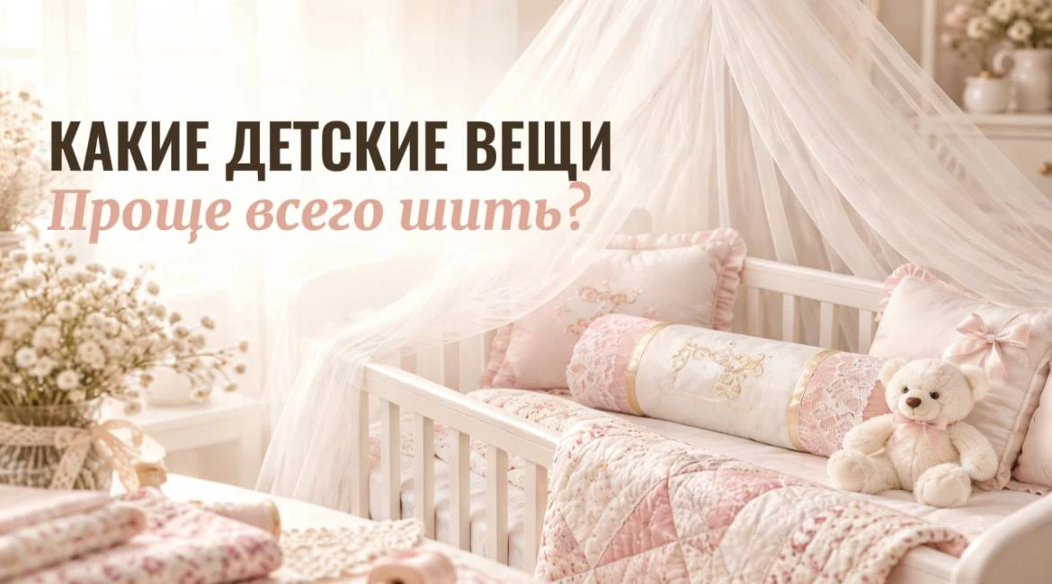 Какие детские вещи проще всего шить?