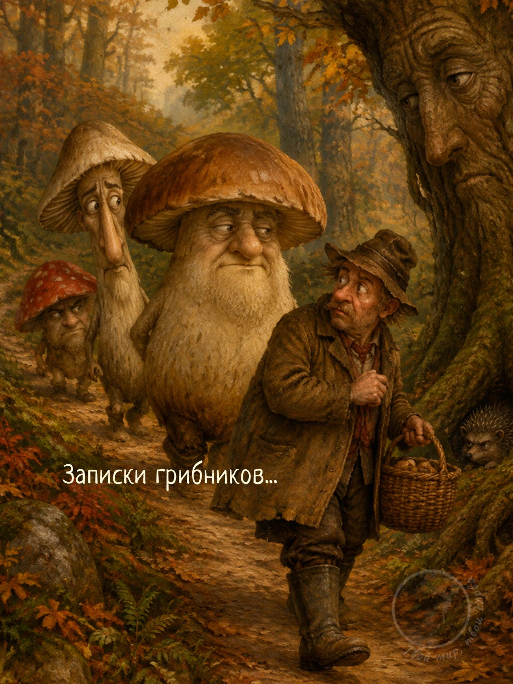 Осенний лес — место удивительное: заходишь за грибами, а выходишь с историями.