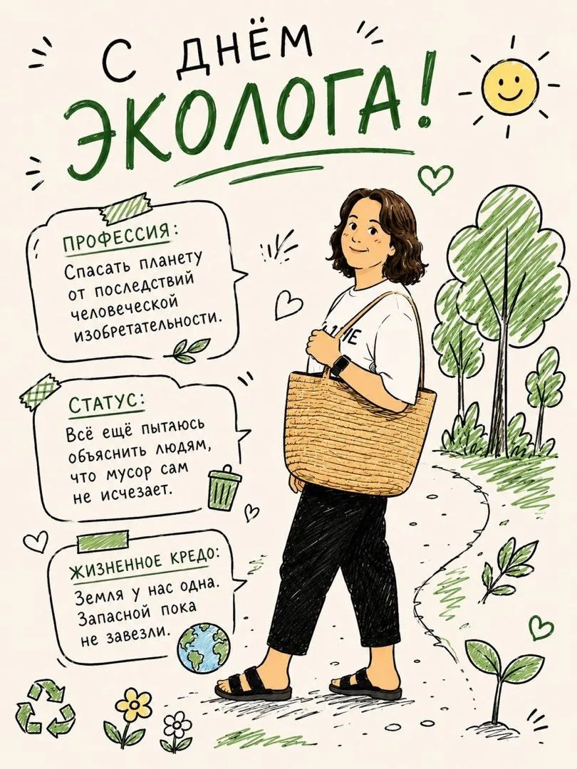 Дорогие друзья! С Праздником! С Днем Эколога!