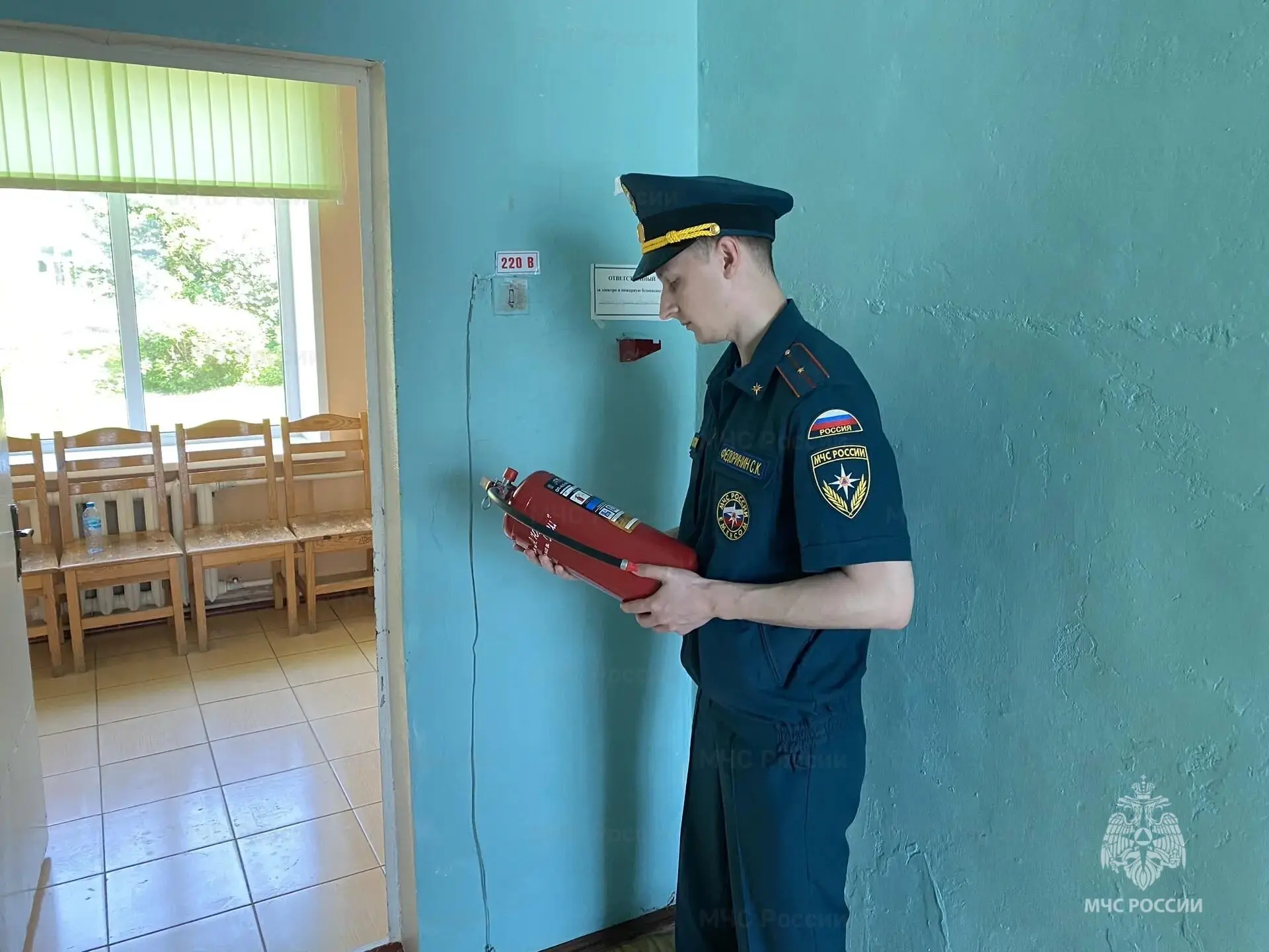 ⛑Специалисты МЧС России участвуют в комиссионных приемках оздоровительных лагерей  В Рузском муницип