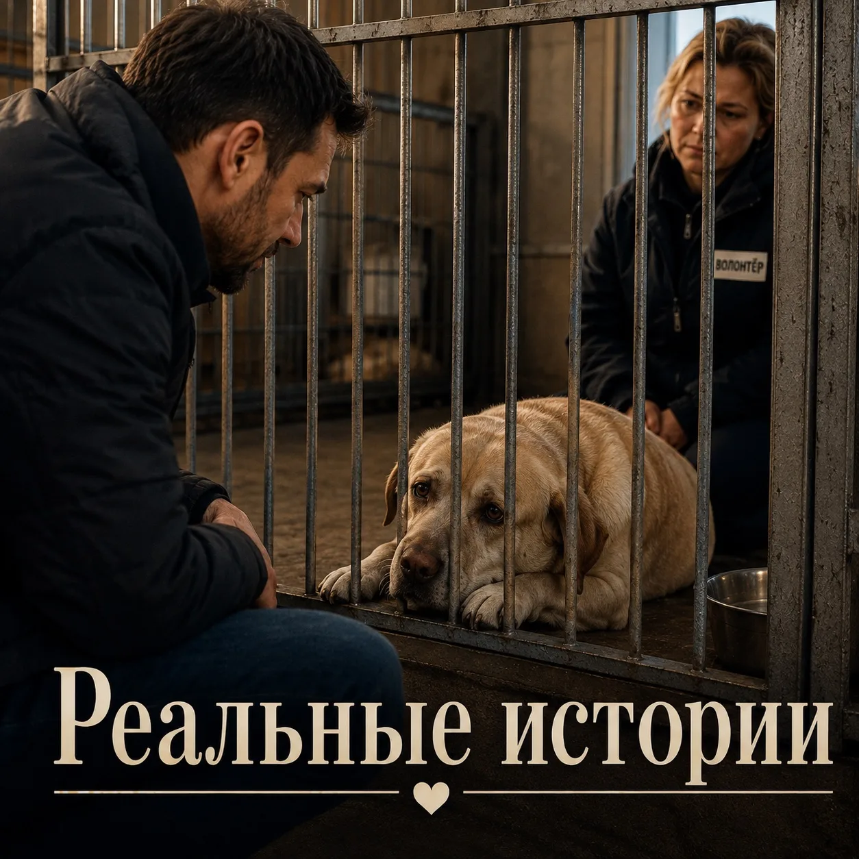 «Не трогайте его, он ждёт», тихо сказала волонтёр, когда Сергей остановился возле старо...