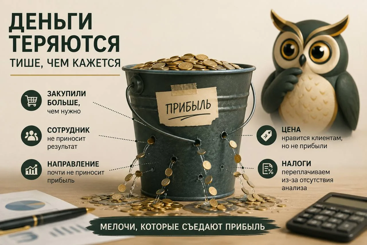 Где на самом деле теряются деньги? 💰