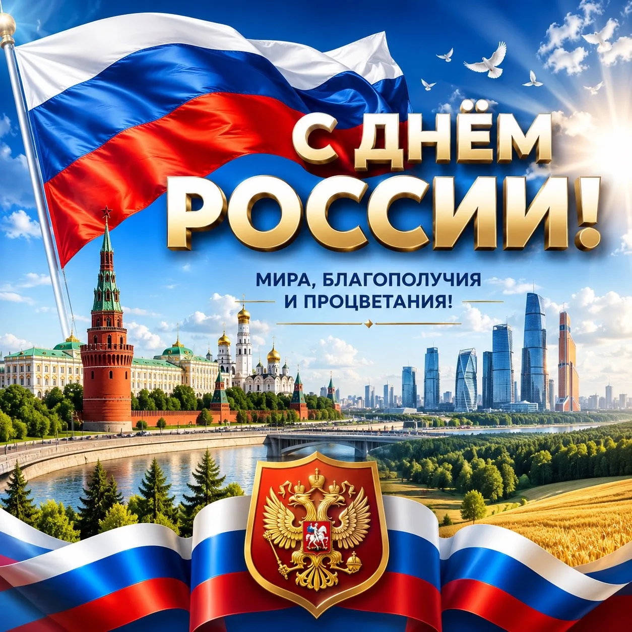 🇷🇺 С Днём России!

Желаем мира, благополучия, крепкого здоровья и новых достижений. Пусть в каждом