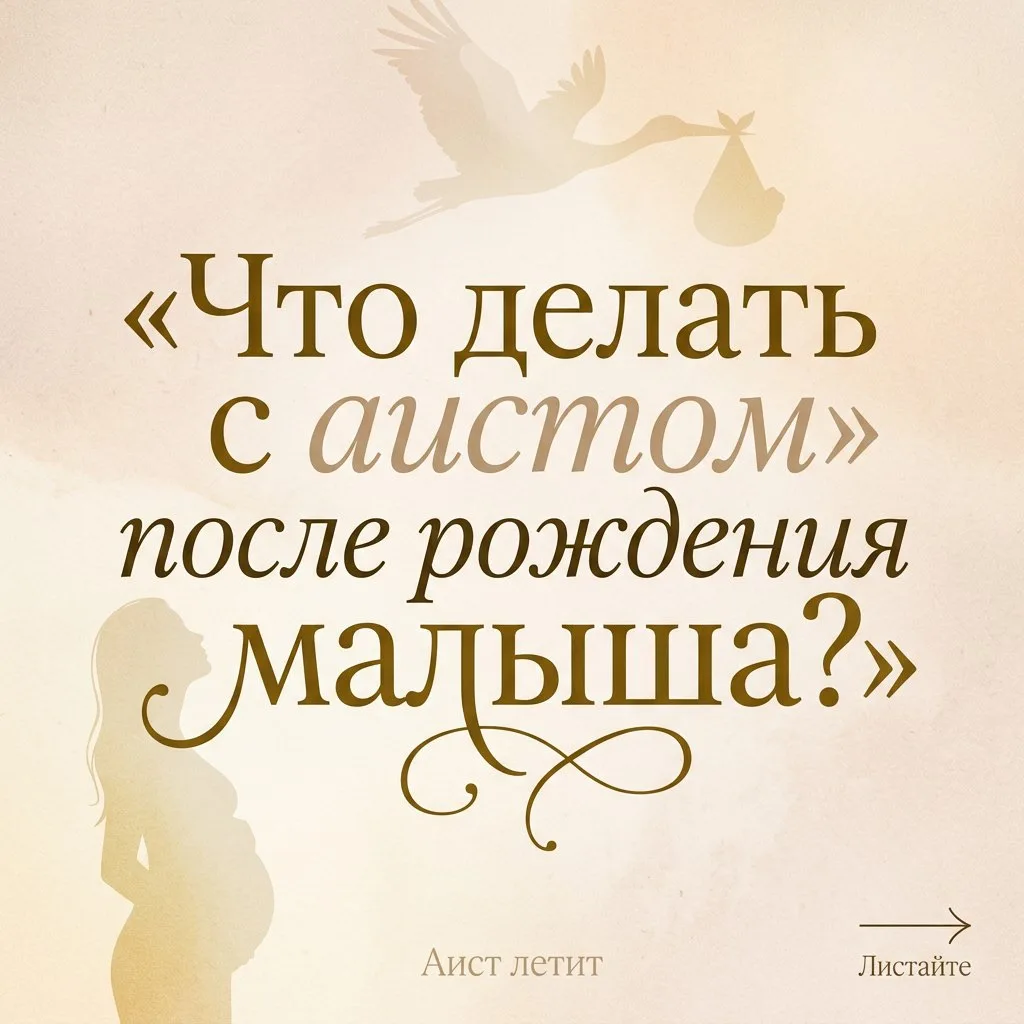 «Что делать с аистом после рождения малыша? 🕊️

Девочки, сегодня я получила вопрос, который часто з