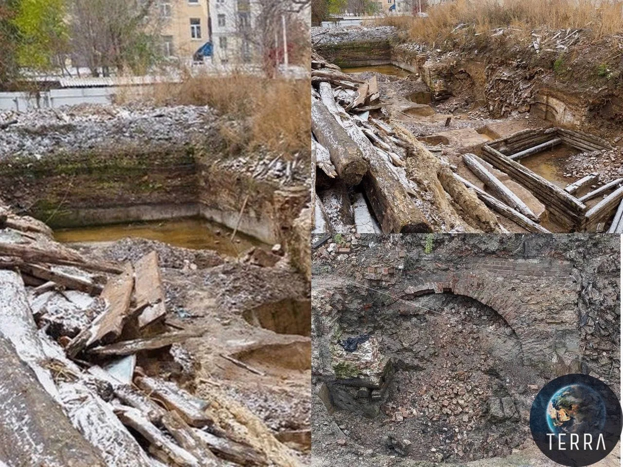 ПОТОПА ГОВОРИТЕ НЕ БЫЛО? 🌊 

Это нашли в городе Казань: 3-4 метра глины, на глубине старинные кирпи