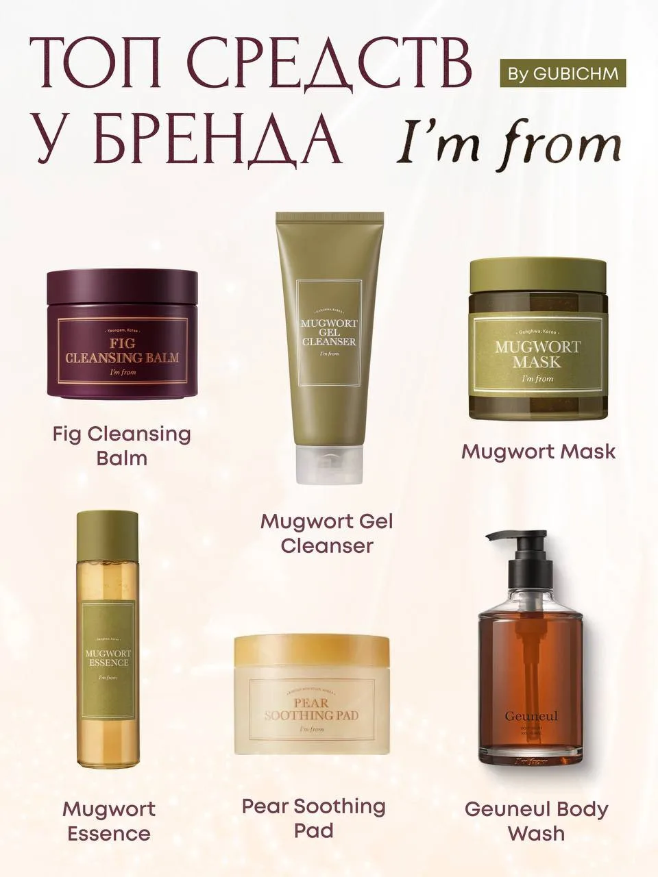 Не могу же я вас оставить без топа с фаворитами I’m from!