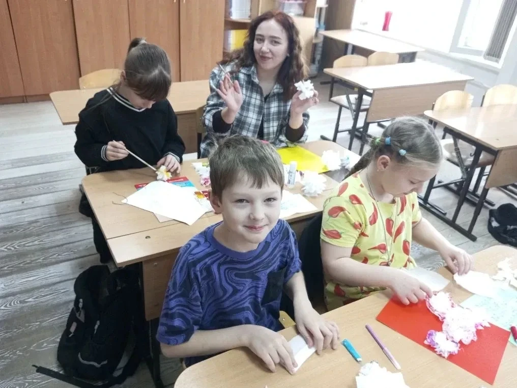 Весеннее настроение на каникулах: "Дыхание весны" расцвело в детских руках! 🌸 23 марта 2026 года, в 