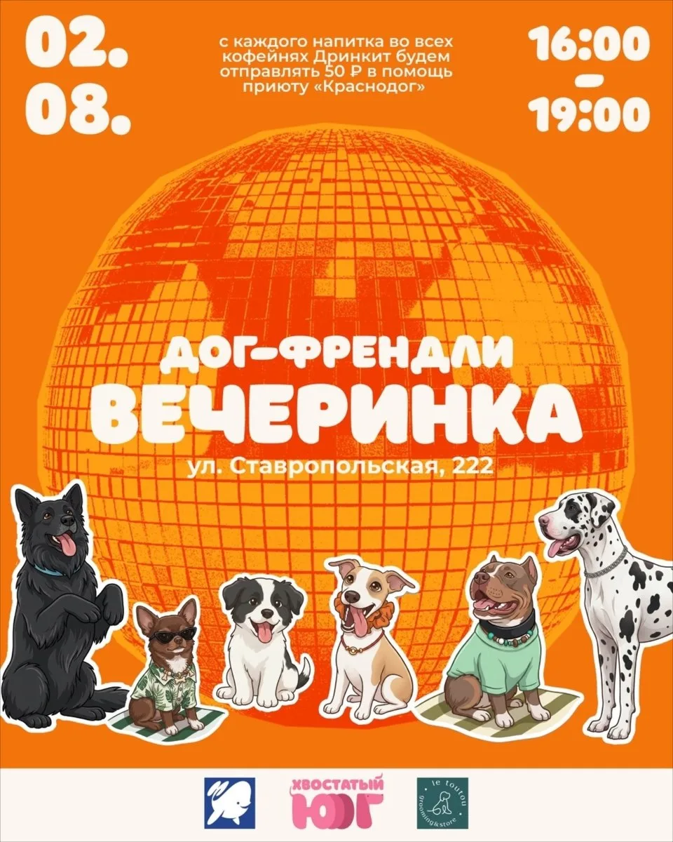 Вечеринка для хвостатых друзей