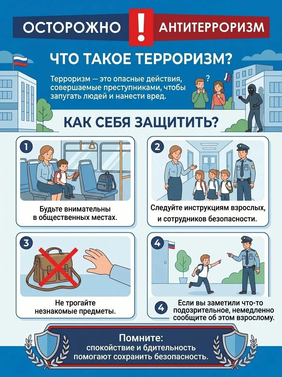 БЕЗОПАСНАЯ СРЕДА: антитеррористические учения🛡