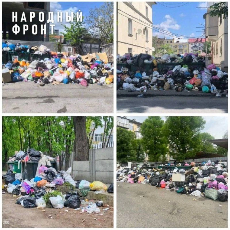 На улицах Нальчика образовались стихийные свалки.