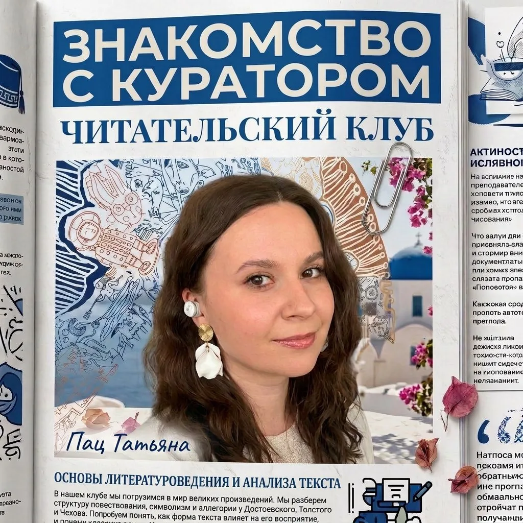 📚 ЗНАКОМСТВО С КУРАТОРОМ И ПЕРВАЯ ВСТРЕЧА ЧИТАТЕЛЬСКОГО КЛУБА!