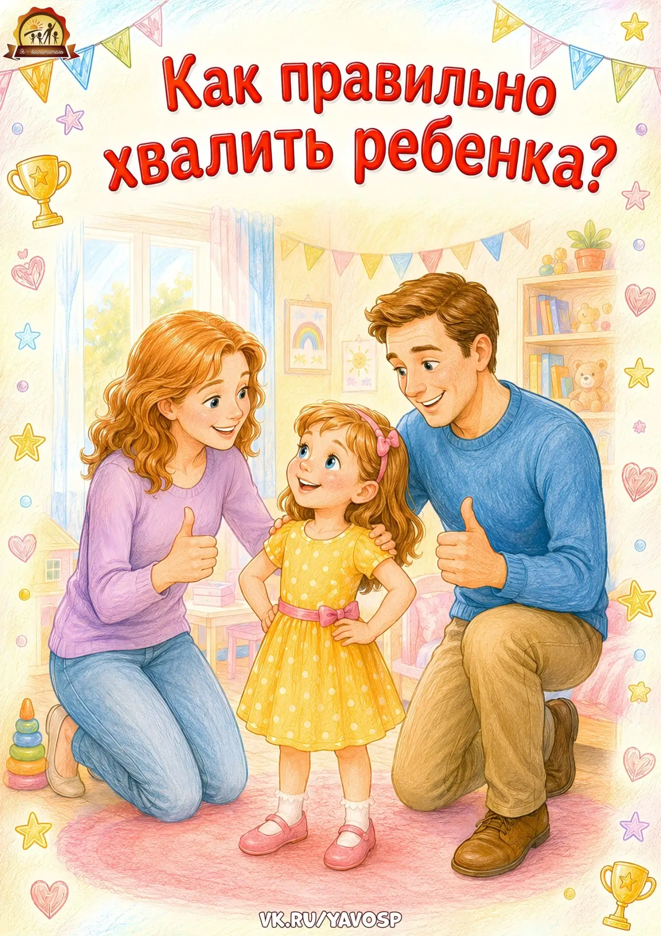 Как правильно хвалить ребенка?