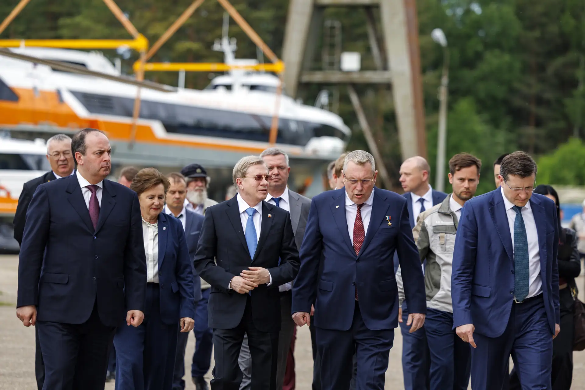 Виталий Савельев посетил Центральное конструкторское бюро по судам на подводных крыльях имени Р.Е.Ал