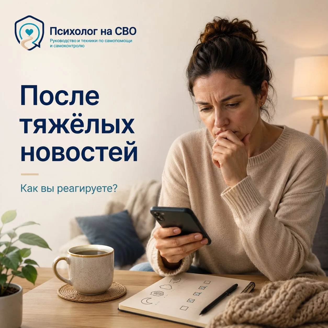 Как вы ведёте себя после тяжёлых новостей?